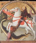 SANO di Pietro, St.George and the Dragon